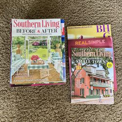 FREE - 2023 magazines, Real Simple, Southern Living, Better Homes, And Gardens 