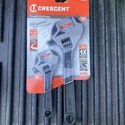 Crescent Combo Adjustable Wrench Set.