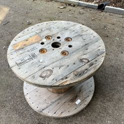Authentic Cable Spool Side Table