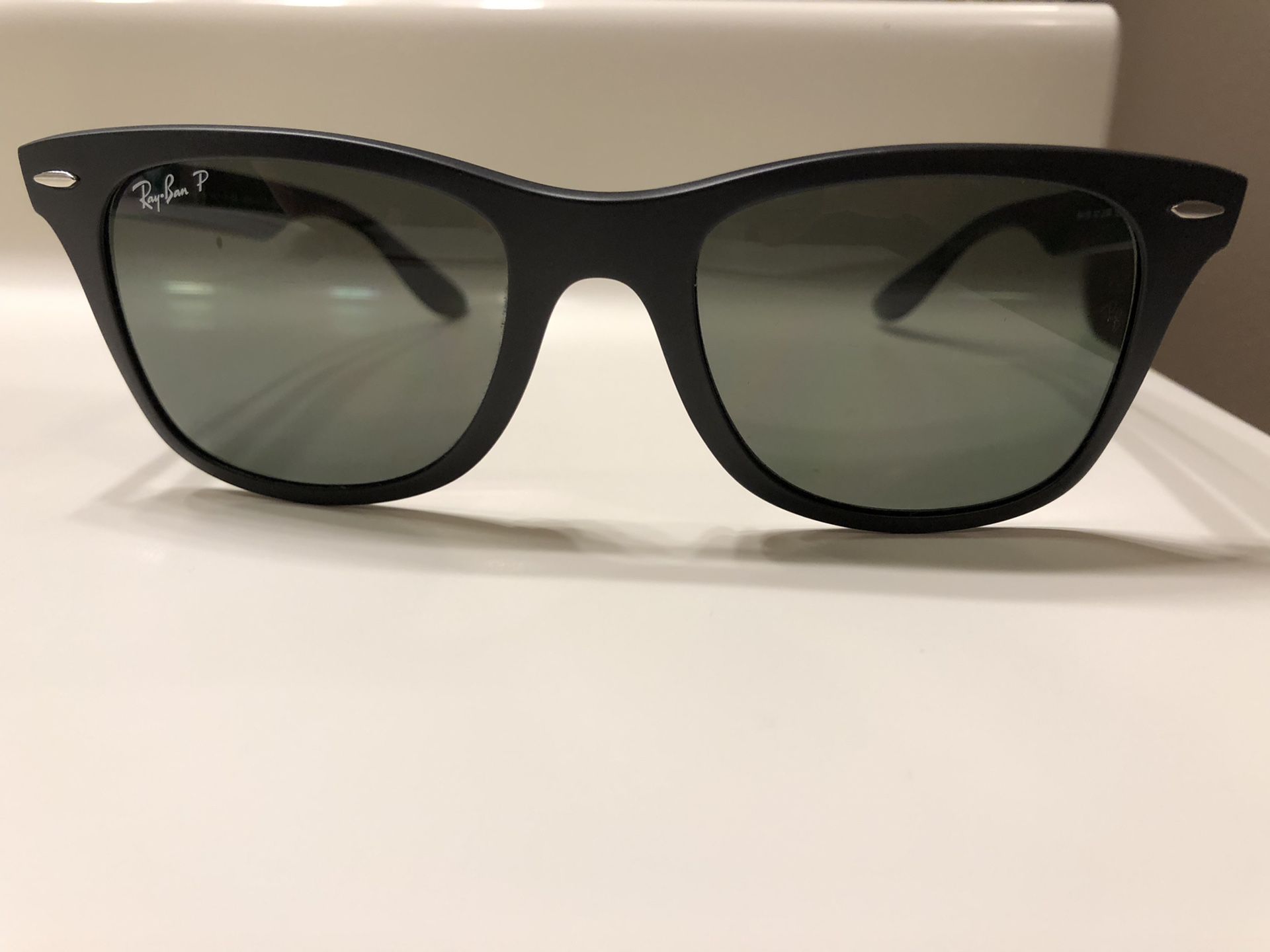 Ray-Ban Men’s Wayfarer Liteforce Polarized Square Sunglasses