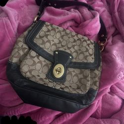 Coach Legacy Signature Hobo Shoulder