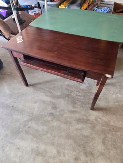 Wood desk