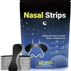 60 PCs Nose Strip For Snoring