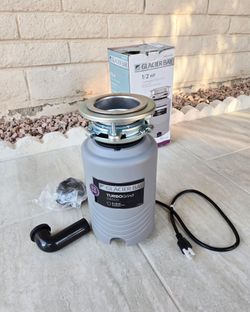 Glacier Bay TurboGrind 1/2 hp. Continuous Feed Garbage Disposal with Power Cord