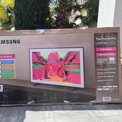 65” Samsung the frame pro 4k tv 