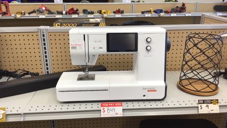 Bernette Swiss design sewing machine with cover and attachments, layaway available!