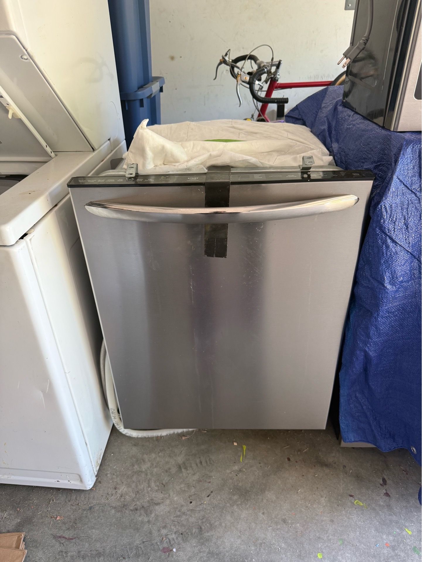 Stainless Steel Frigidaire dishwasher