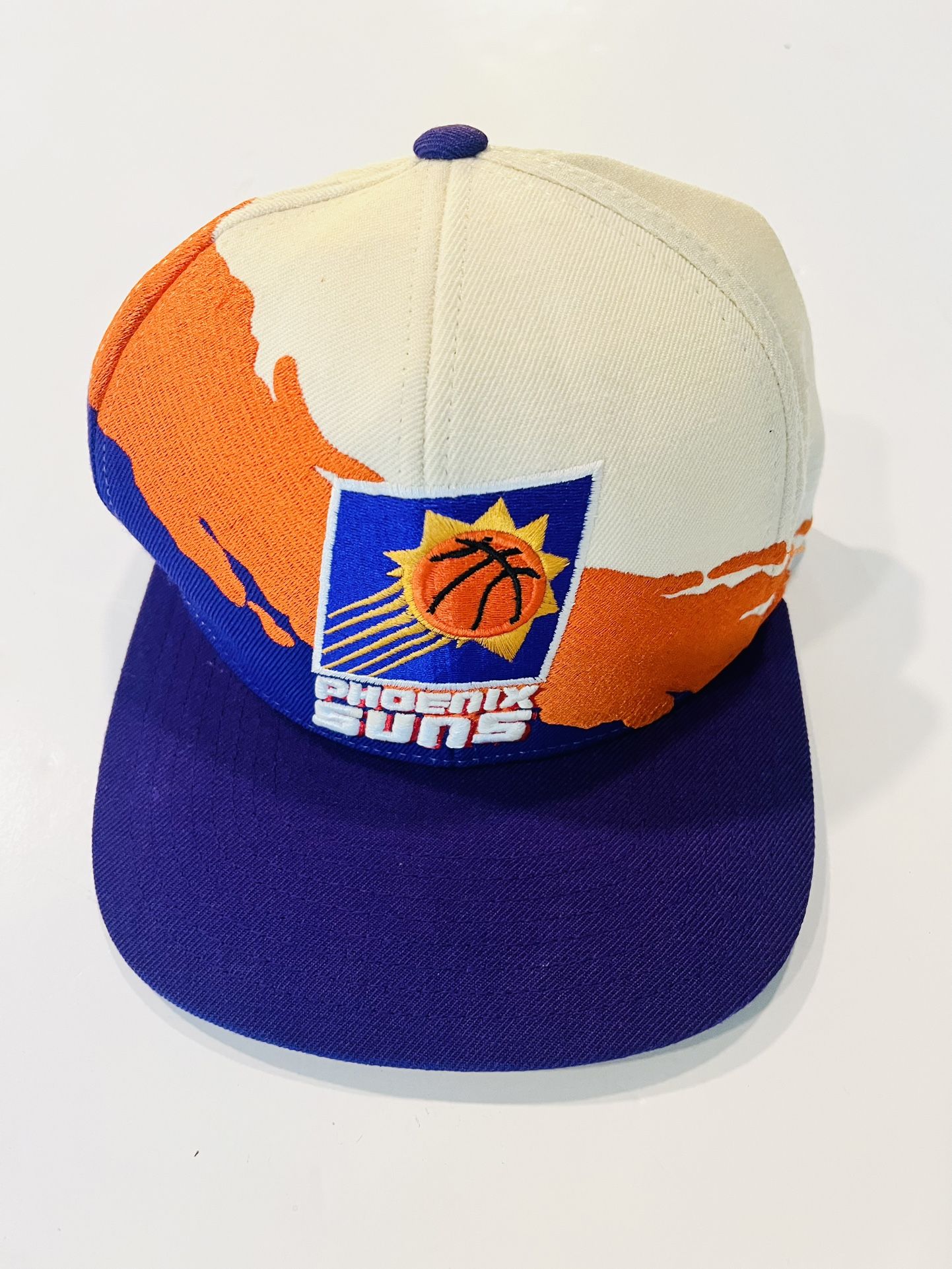 Vintage Phoenix Suns Purple & Orange Hat. Hardwood Classics Snapback