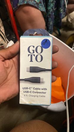 USB-c cable with connector