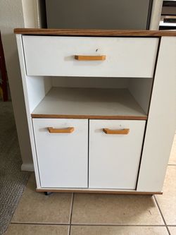 Rolling Kitchen Storage Cart or Microwave Cart
