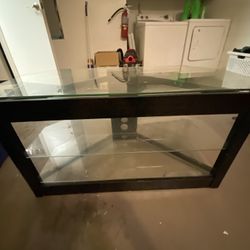 Tbeee Tier Glass Shelf Tv Stand