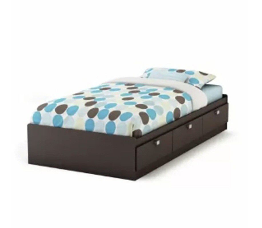 South Shore Twin Bed With Drawers