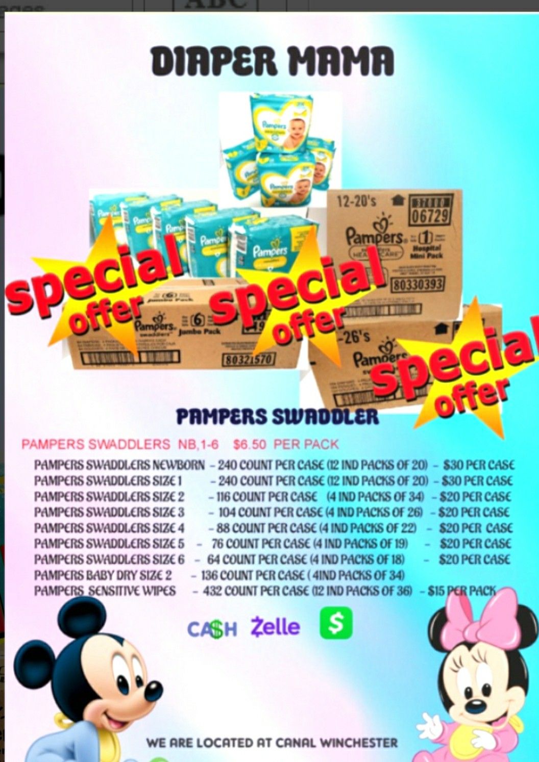 Pampers Swaddles