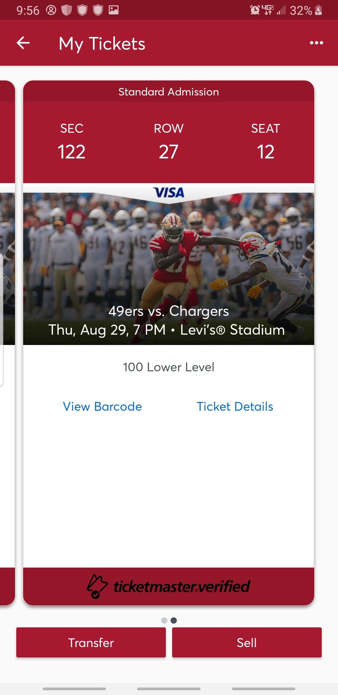 Niners vs Chargers