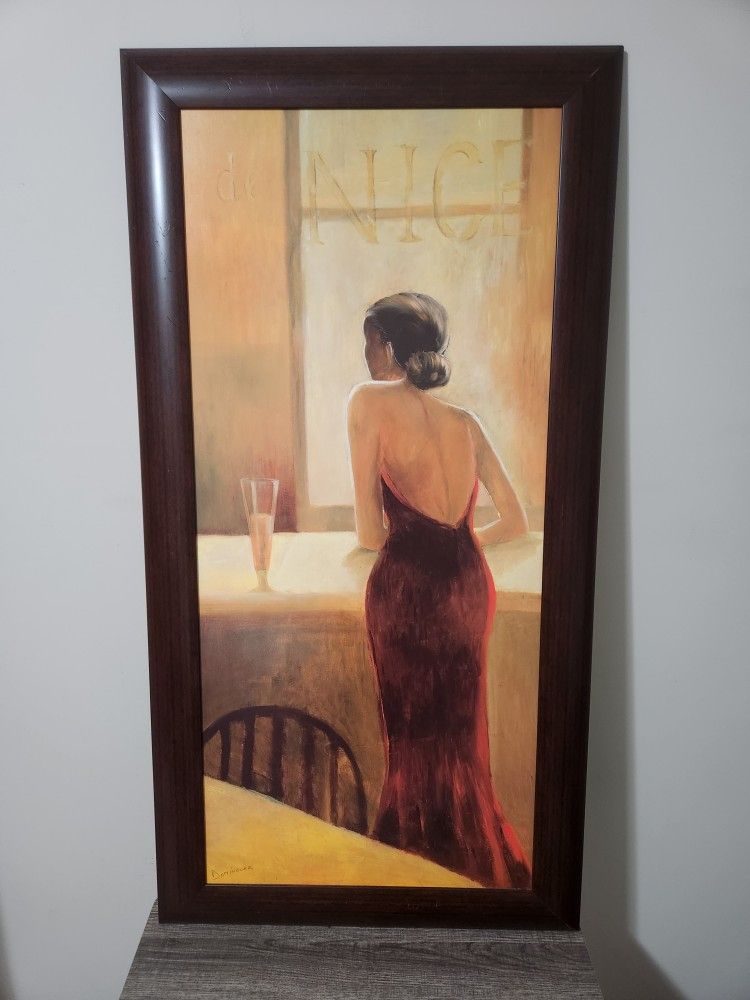 "De Nice" Framed Art By Miguel Dominguez