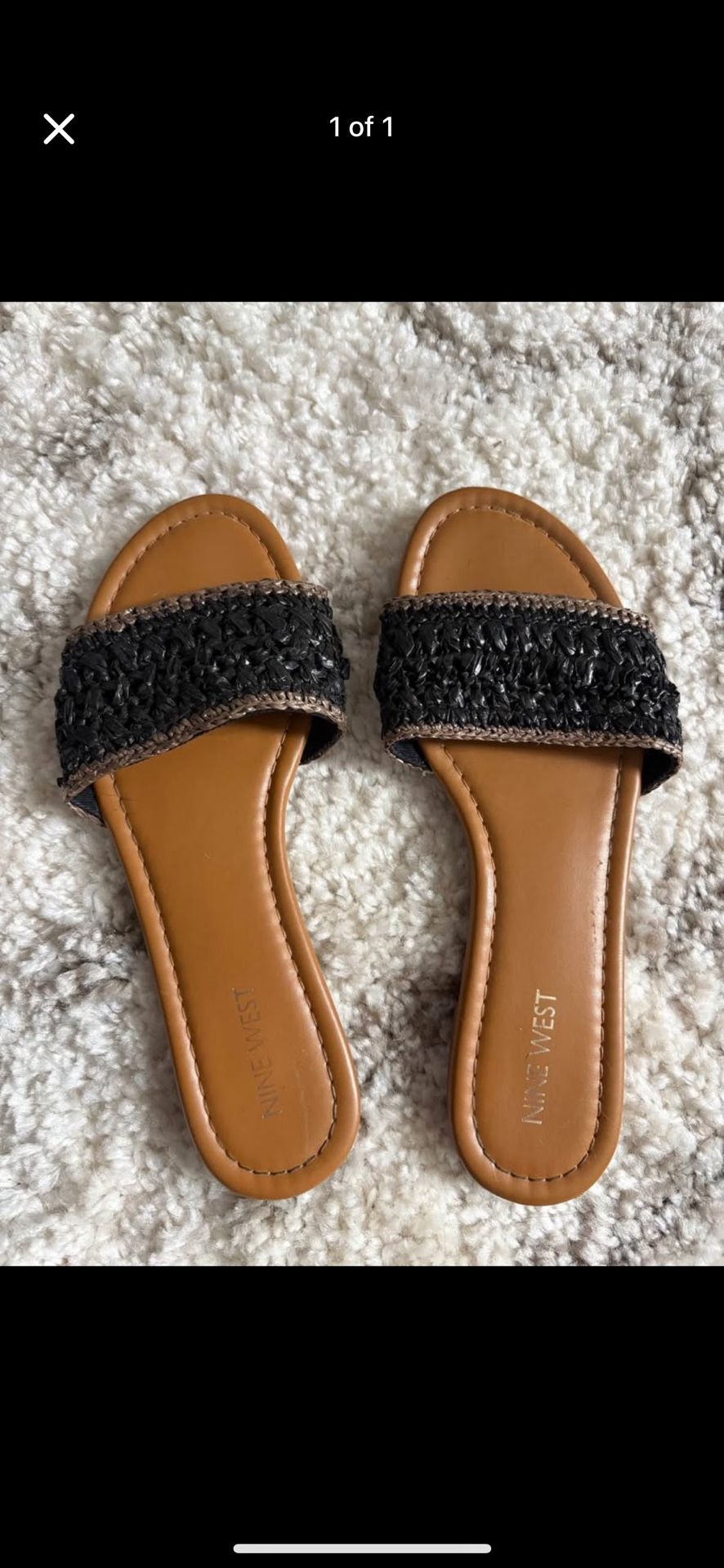 Black And Tan Sandals 