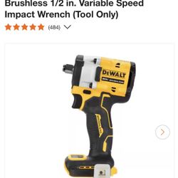 Impact Wrench 1/2  Only 