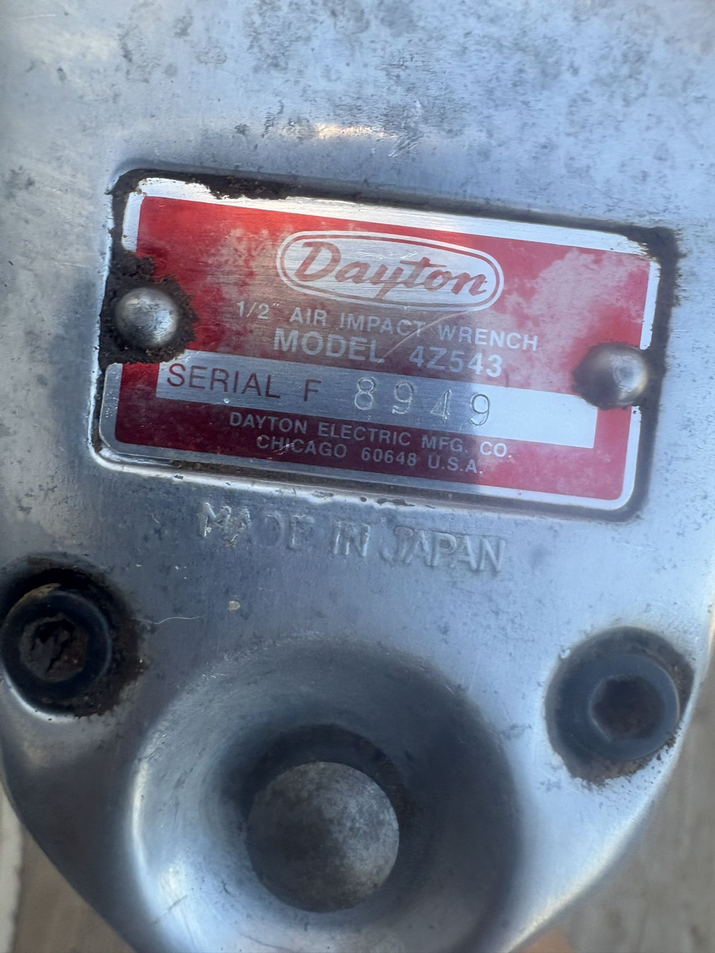 Dayton Pneumatic 1/2 Air Impact