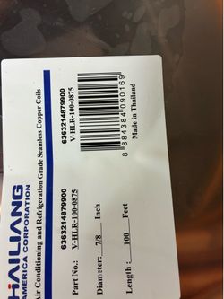 Copper tubing