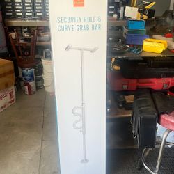 Security Pole & Curve grab bar