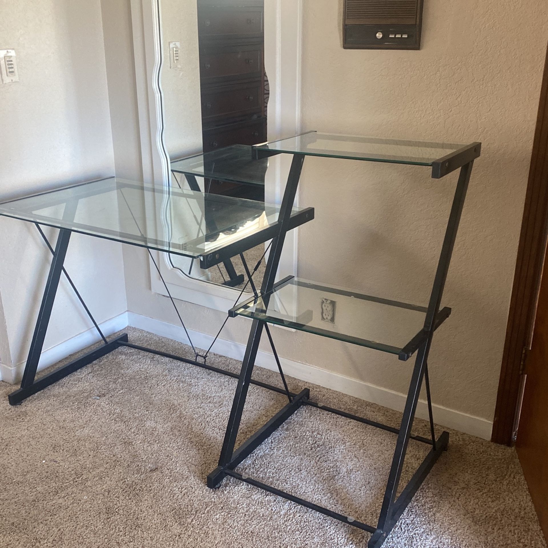 Glass Computer Desk