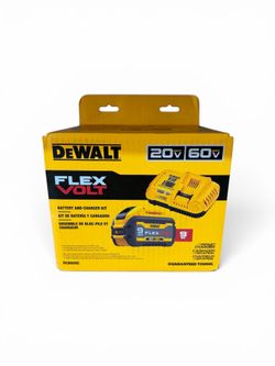 DeWalt 20V/60V MAX FLEXVOLT Lithium-Ion 9Ah Battery Charger Starter Kit DCB609C