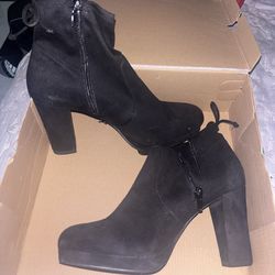Small black booties