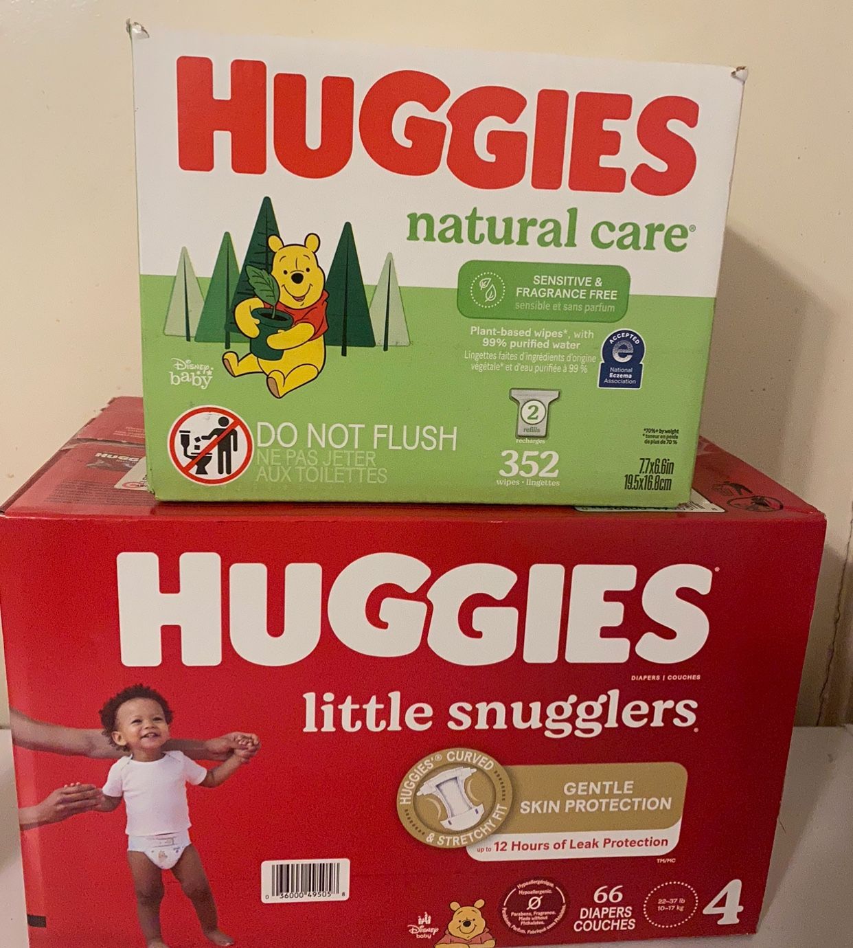 Huggies Diaper& Wipes (both)