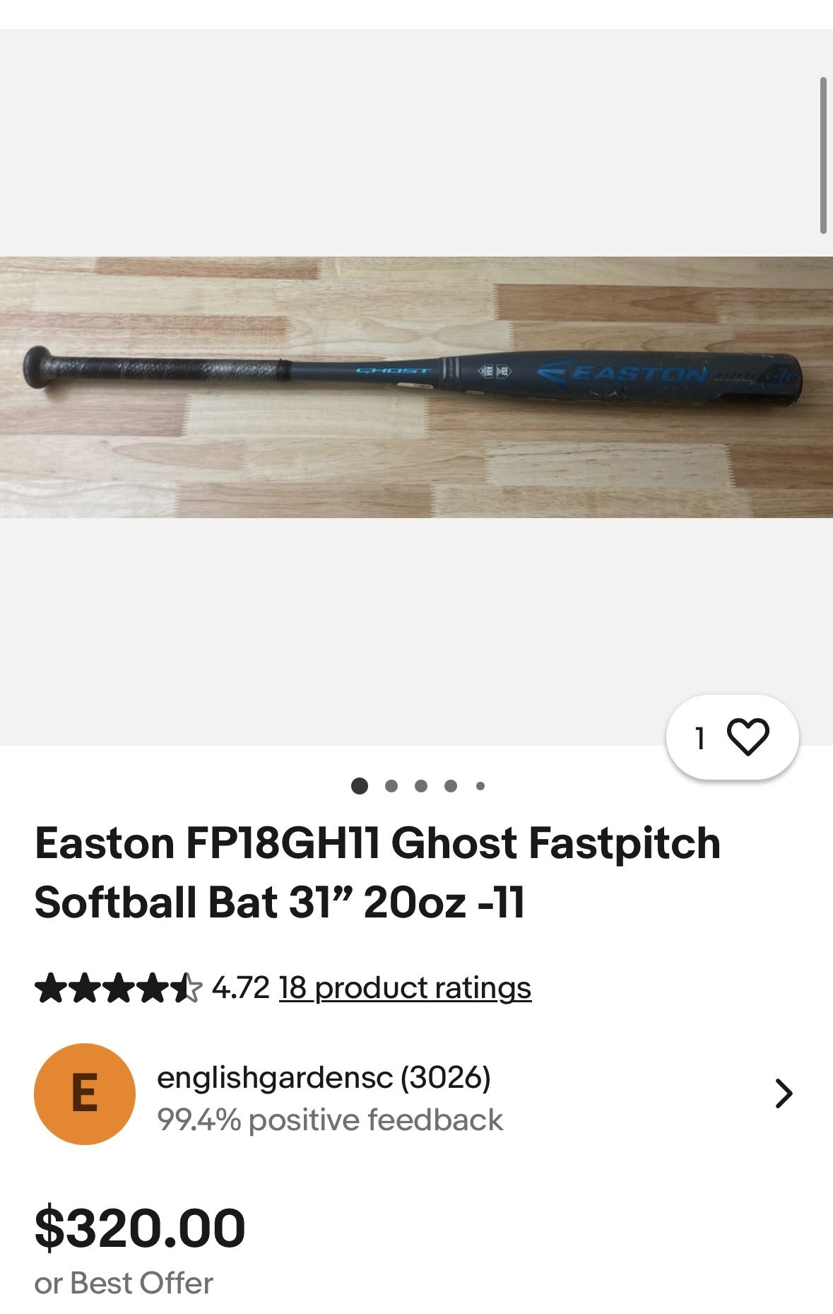 Fastpitch Softball Bat