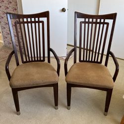 Wooden Arm Chairs 
