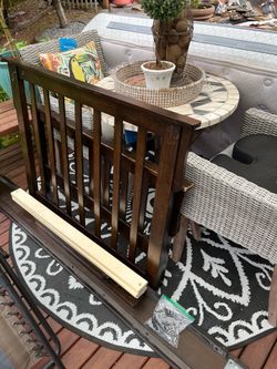 Twin bed frame and mattress