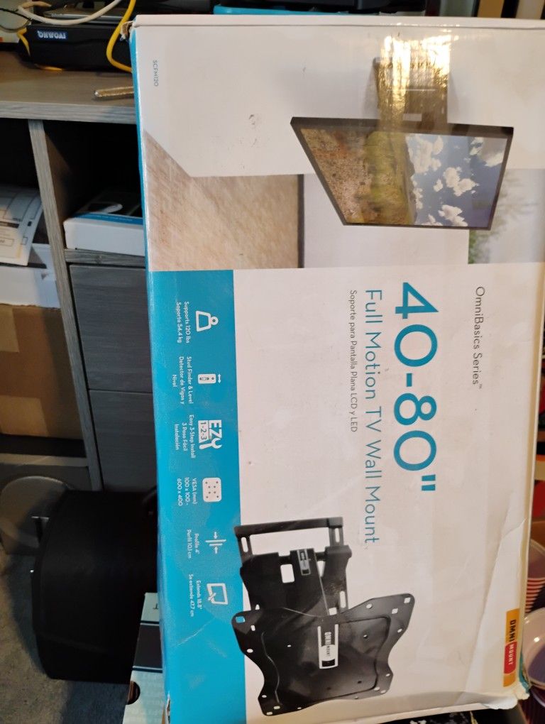 40 To 80 In Full Motion TV Wall Mount New