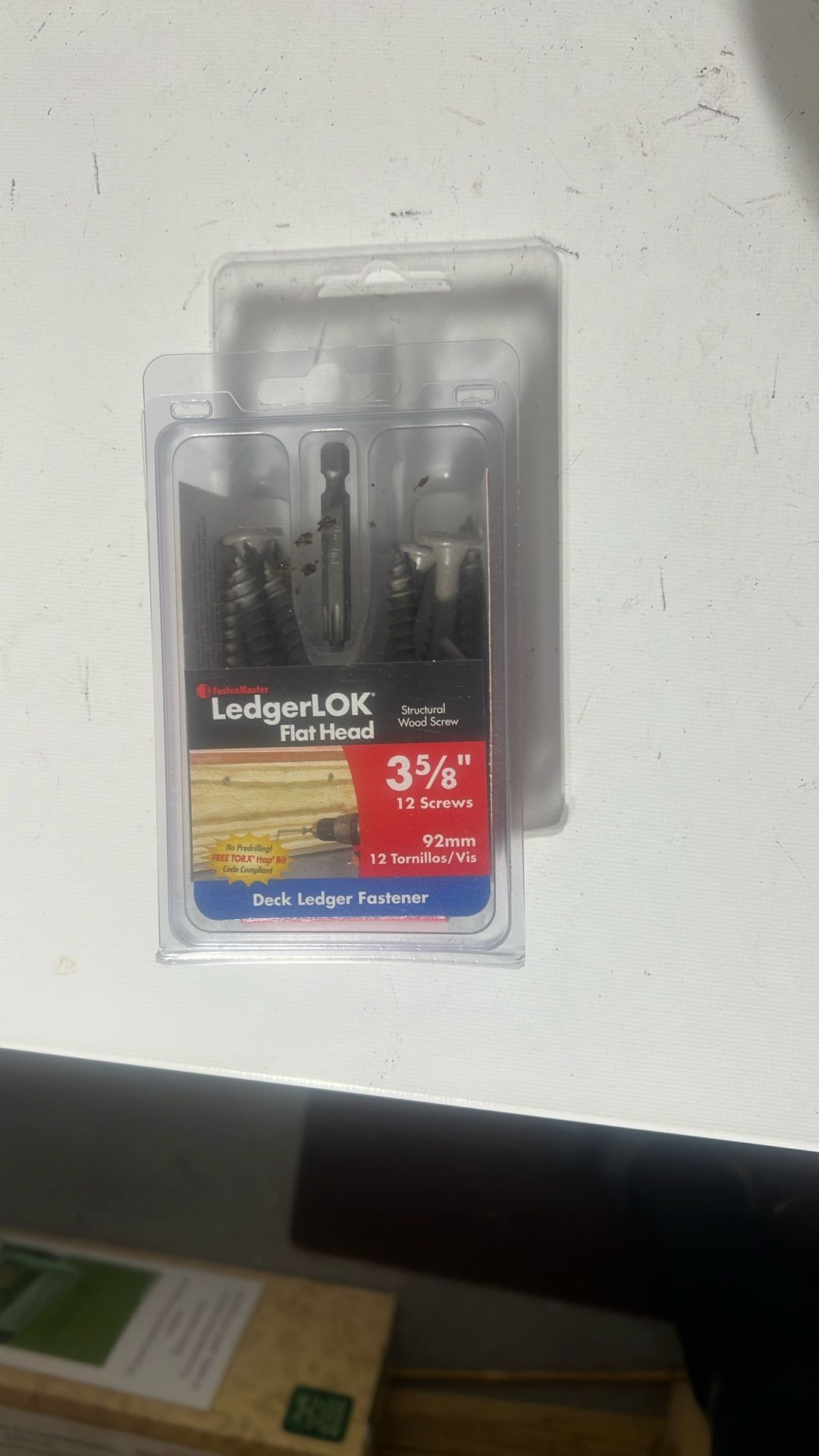 3 5/8” LedgerLOK Flat Head Screws