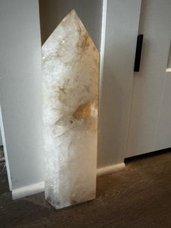 Large Clear Quartz Crystal Tower Point