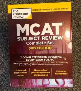 Unused Princeton MCAT Books