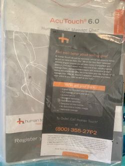 Human Touch AcuTouch 6.0 Massage Chair Manual