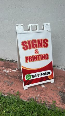 Custom 'A Frame' Signs
