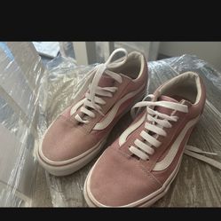 Pink Vans Size 6.5 Women