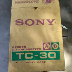Vintage car stereo