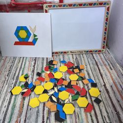 Melissa And Dough Magnetic Pattern Block Kit 