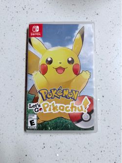 Pokémon let’s go pikachu (Nintendo switch)