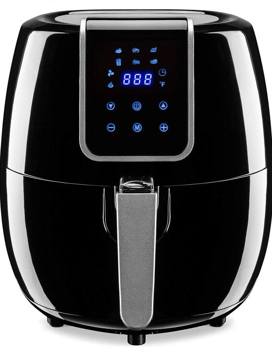 Air Fryer 5.5qt 7-in-1 Digital  Kitchen Appliance w/ LCD Screen and Non-Stick Fryer Basket