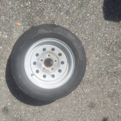 Spare Trailer Tire 
