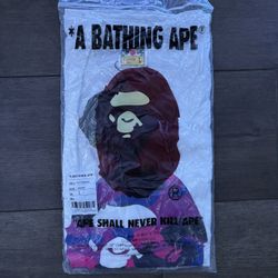Bape Shirt White And Purple