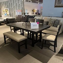 6pc Dining Room Set 