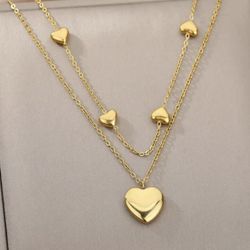 Gold Heart Necklace