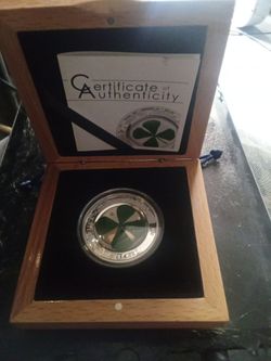Authentic 1oz silver coin