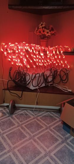 Candy Cane Christmas Lights