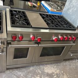 WOLF GAS RANGE 48” DUAL FUEL 