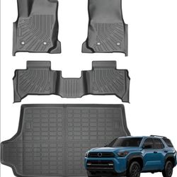 2025 Toyota 4Runner Floor Mats - All Weather